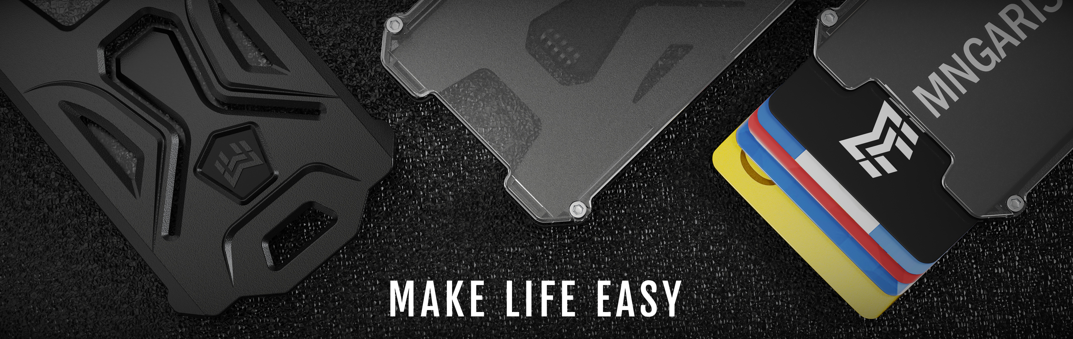 MNGARISTA card holder Front,MNGARISTA card holder  back, MNGARISTA card holder with card, make life easy