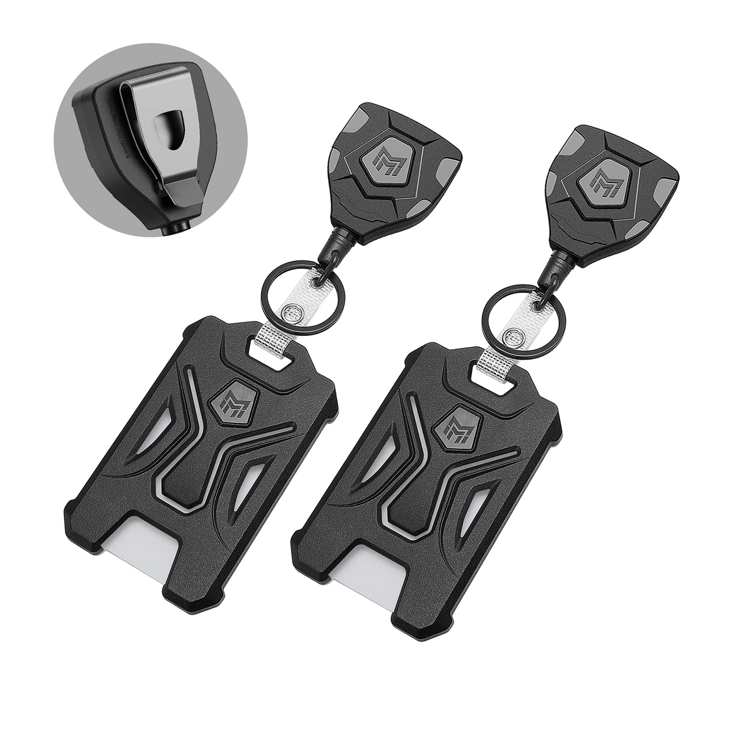 Badge Holder Clip Set