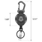 MNGARISTA Retractable Keychain, Heavy Duty Carabiner Badge Holder, Product data, details